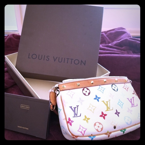 louis vuitton rainbow clutch